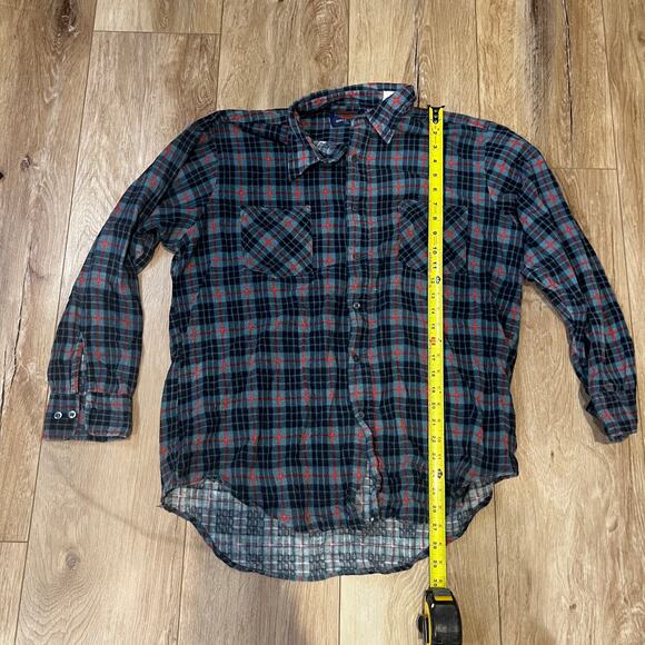 DICKIES Men's Plaid Button Up Shirt Size XL - Picture 3 of 6